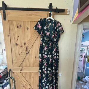 Volcom Floral Jumpsuit